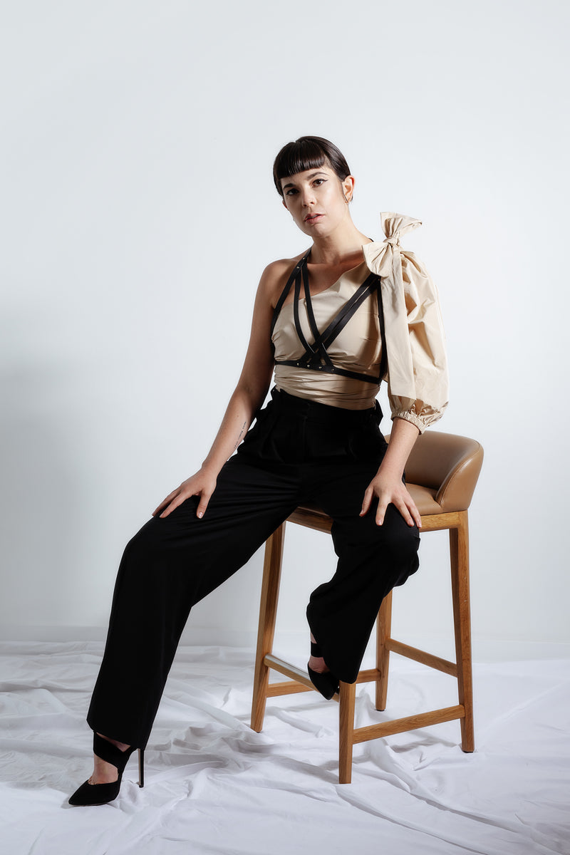 Bijoux Indiscrets Maze Halter Bra Harness