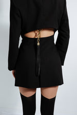 Something Wicked Nina Leather Ponytail Tassel